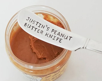 Personalized Peanut Butter Knife | Father's Day Gift | Almond Butter | Gift for Boyfriend | Gift for Brother in Law | Gift For Husband