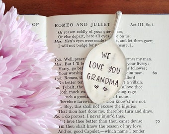Customized Bookmark : Vintage Engraved Spoon | Gift for Readers