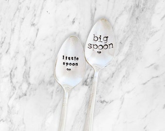 Big Spoon Little Spoon Set | Anniversary Gift | Gift for Couple | Gift for Boyfriend | Gift for Husband | Gift for Girlfriend | Wife Gift