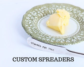 Custom Gift | Personalized Butter Knife | Cheese Knife | Personalized Knives | Hostess Gift | Charcuterie | Cheese Spreader | Wedding Favor