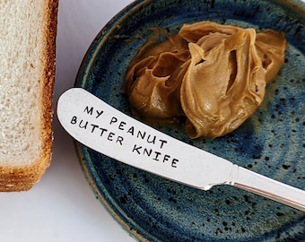 Peanut Butter Knife | Personalized Gift | Father's Day Gift | Almond Butter | Gift for Boyfriend | Brother in Law | Gift For Husband