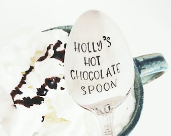 Hot Chocolate Spoon: Personalized Spoon | Chocolate Lover | Hot Cocoa Spoon