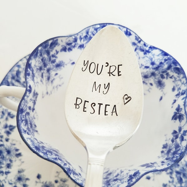 You're My Bestea Spoon | Best Friends Gift | BFF | Tea Lover | Best Friend Present | Friendship Gift | Bestie | Gift for Mother under 30
