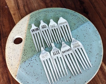 Cheese Marker Set | Cheese Platter | Charcuterie | House Warming Gift | Cheese Puns | Wine & Cheese | Cheese Picks