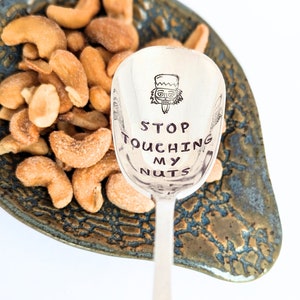 Gift Box | Nutcracker | Stop Touching My Nuts Spoon | Nut Spoon | Funny Christmas Gift | Hostess Gift | Charcuterie | Christmas Exchange