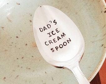 Geschenk für Papa: Papas Eislöffel | Geschenk für Opa | Sommerspass | Geburtstagsgeschenk für Ihn | Löffel | Vatertagsgeschenk Under 20
