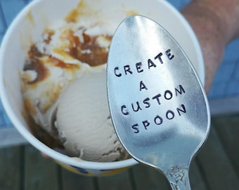 Customized Gift : Personalized Spoon | Custom Spoon | Best Seller on Etsy | Engraved Spoon | Gift Idea under 20 | Anniversary Gift |