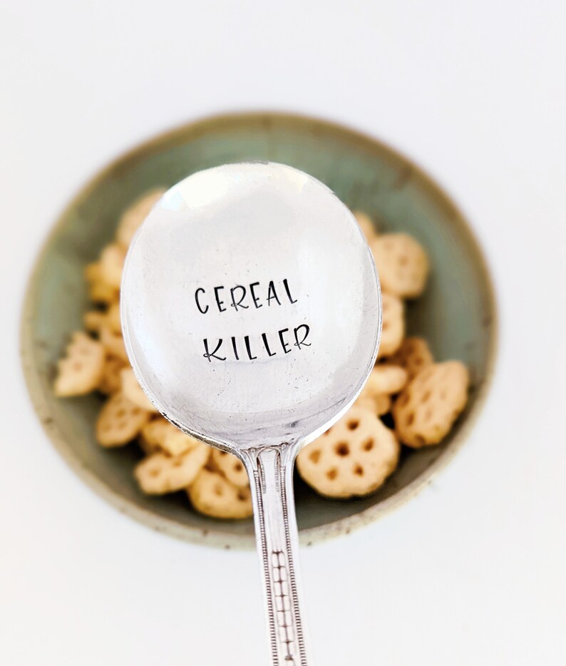 Cereal Killer Spoon Cereal Spoon Cereal Lover Funny Gift Etsy Canada