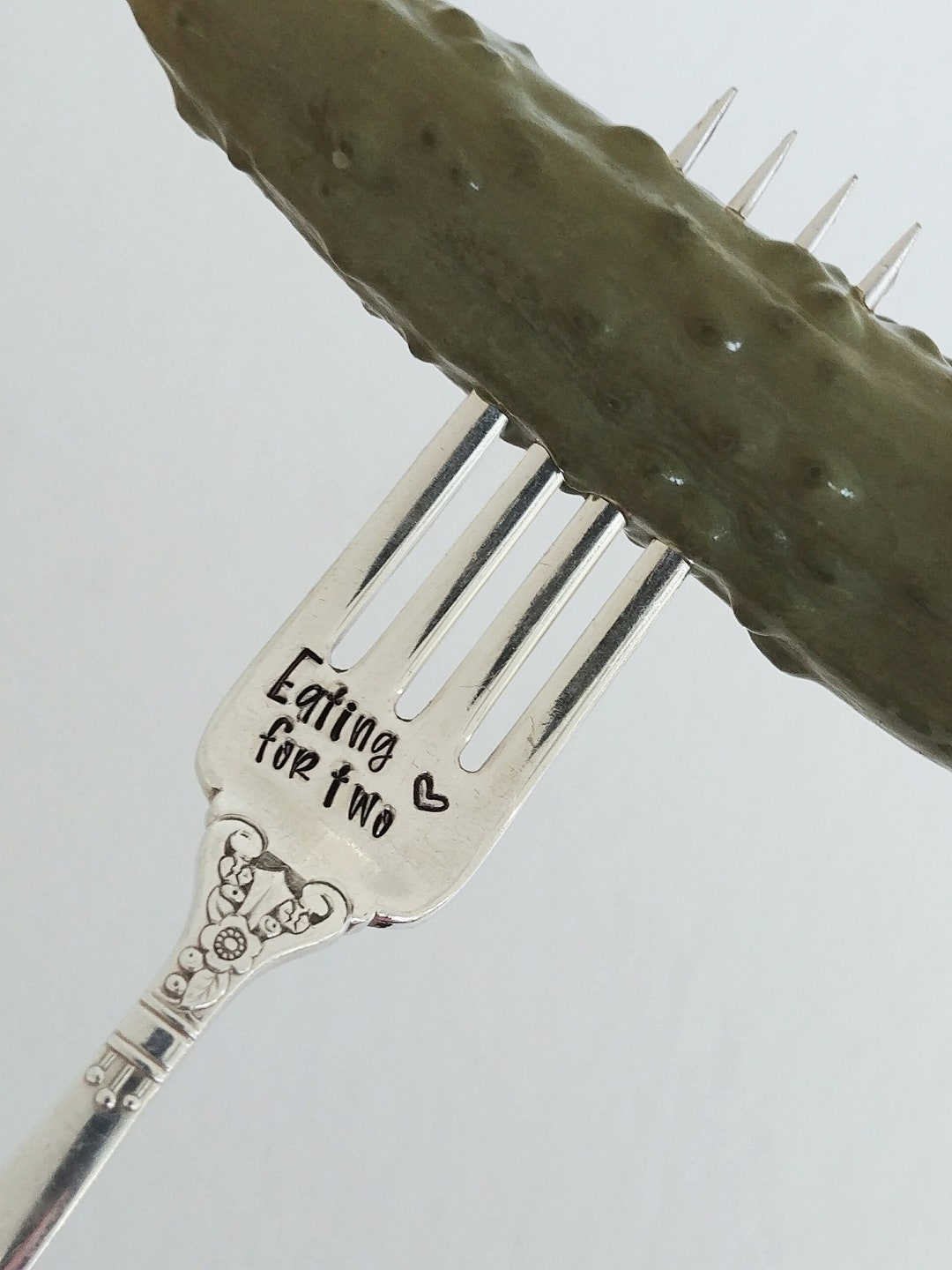 Pregnancy Gift Eating for Two Fork Gift for Pregnant Woman Etsy