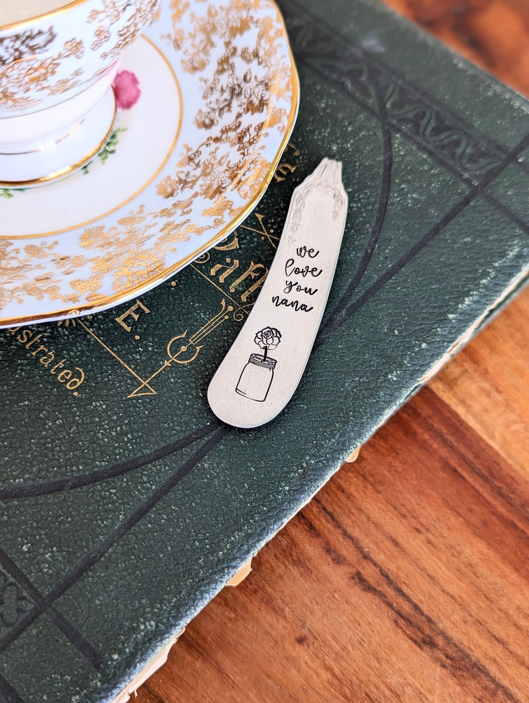 Gift for Nana Bookmark We Love You Nana Gift From Grandchild ...