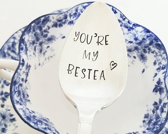 Best Friend Gift: You're My Bestea Spoon | Tea Drinker | Friendship Gift