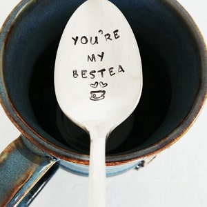 You're My Bestea Spoon Best Friend Gift BFF Tea Lover Girlfriends Friendship Gift Bestie Gift for Friend Under 30 image 6