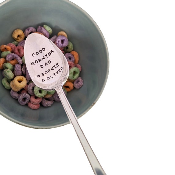 Erdnussbutter-Löffel Für Papa – Edelstahl, 20 Cm, Personalisiert Mit „I Love You“