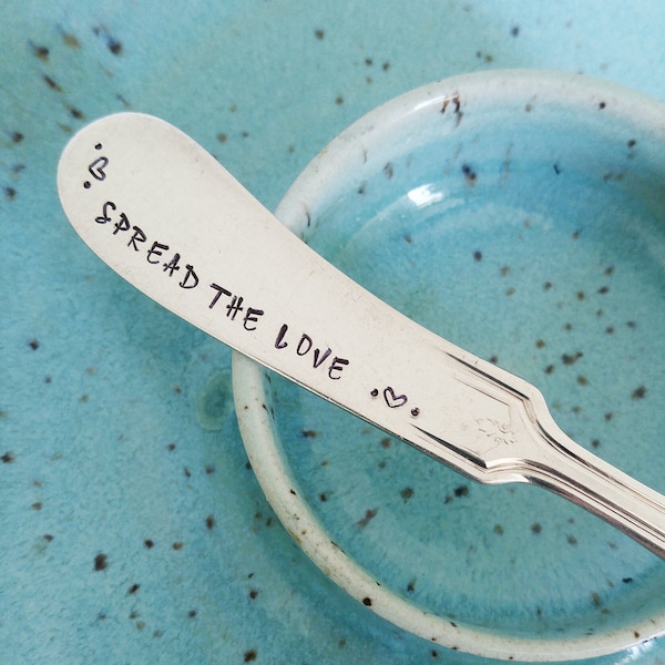 Spread The Love Butter Knife | Cheese Spreader | Wedding Favour | Hostess Gift | Cheese Knife | Anniversary Gift | Gift under 20 | Home Deco