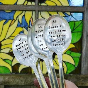 Friendship Gift | Best Friend Gift | BBF | It Takes A Long Time To Grow An Old Friend | Garden Marker | Garden Decor | Dear Friend