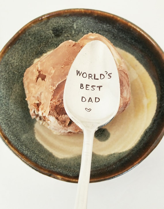 Gift for Dad: World's Best Dad Spoon | Father's Day Gift from Child