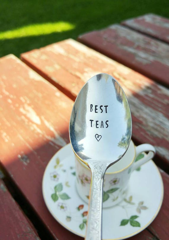 BEST TEAS Best Friend Gift BBF Friendship Spoon Bestie Tea Lover