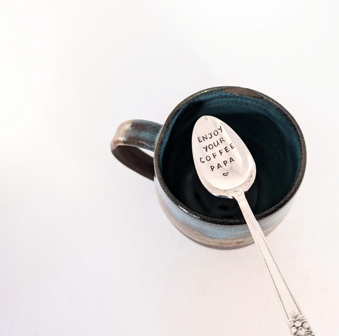 Gift for Grandpa | Engraved Spoon | Personalized Gift for Papa | Words ...