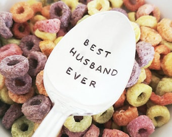 Gift for Husband | Best Husband Ever Spoon | Anniversary Gift for Hubby | Unique Gift For Him | Gift Under 50 for Husband | Love You Gift