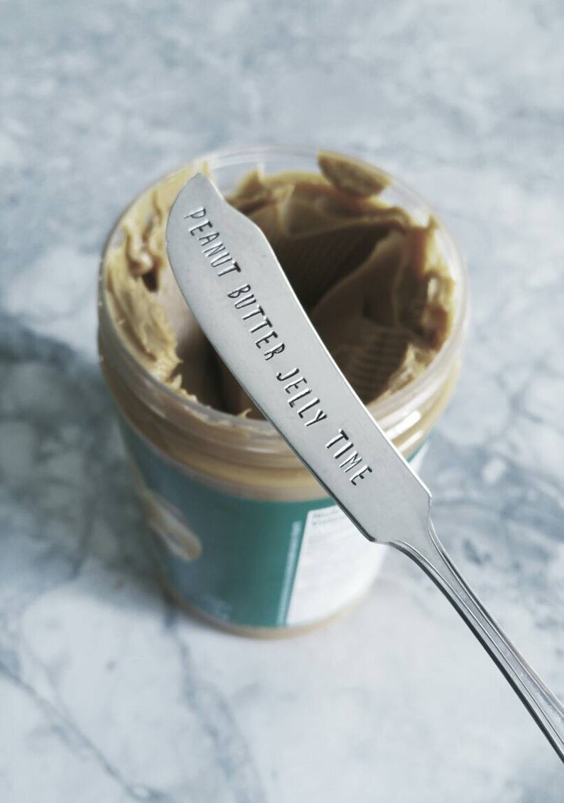 Peanut Butter Jelly Time / PB & J Spreader / Butter Knife / Etsy