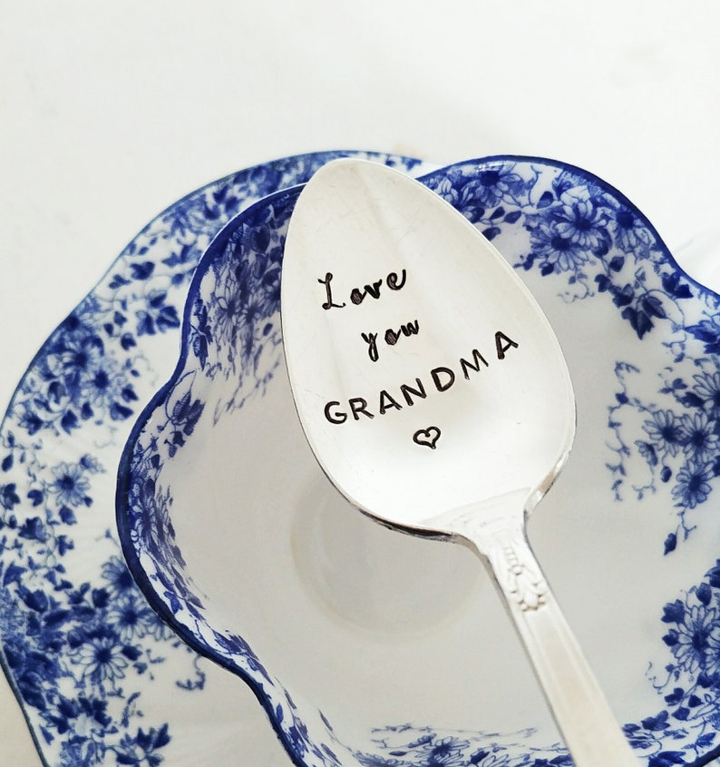 Gift for Grandma Love You Grandma Spoon Grandmother Love Etsy