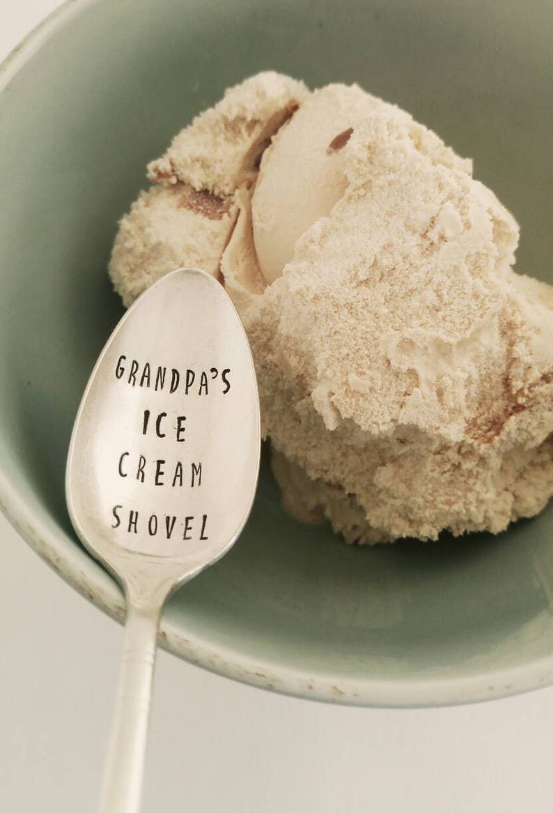 Grandpa's Ice Cream Shovel / Gift for Grandpa / Birthday Etsy