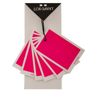 Gift Tags Packet of 6 Fluoro image 1