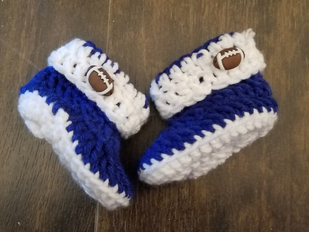 Dallas Cowboys Booties Baby Shower Gift Football Etsy