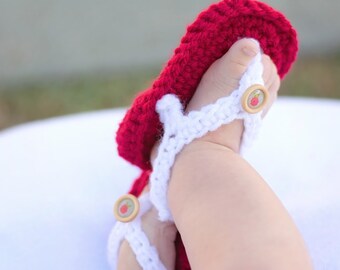 Sandals Baby Crochet newborn great gift shower spring summer footwear