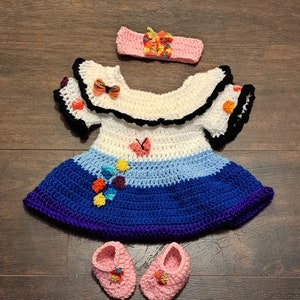 Mirabel dress outfit Encanto Halloween costume baby infant photo prop Disney inspired