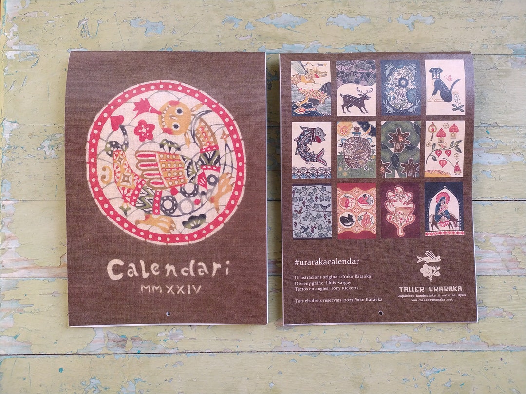 Art Calendar 2024 by Yoko Kataoka Etsy