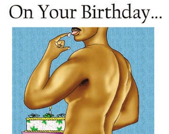 Sexy birthday male