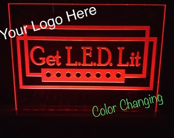 Multi-Color ChasingLED Your Company Logo