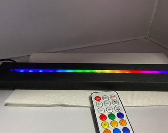 LED chasing lighted Base ONLY (Base - Led lights -USB - Remote)