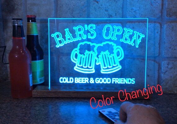 bar sign led