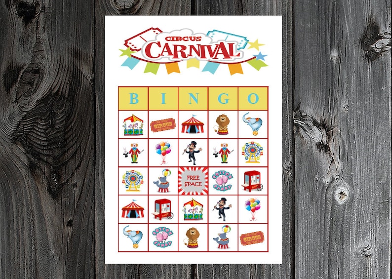 circus-carnival-bingo-50-cards-instant-download-etsy