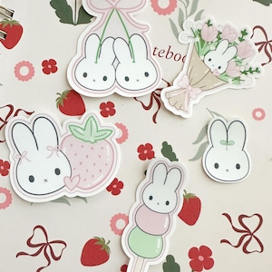 Naklejki Miffy (pojedyncze i zestawy) | Naklejki na laptopy, kalkomanie, artykuły piśmiennicze, sztuka cyfrowa