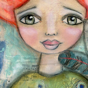 Hope is the Thing With Feathers Emily Dickenson Art Birds - Etsy