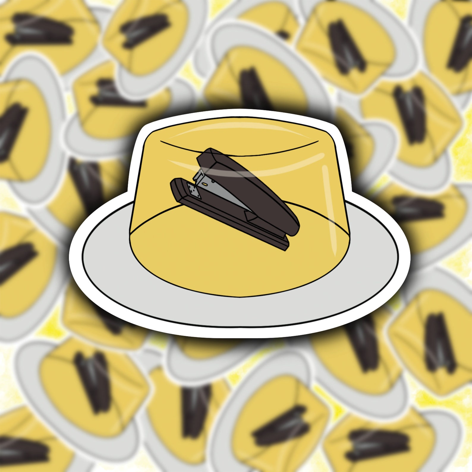 Stapler in Jello Sticker the Office Stapler in Jello Etsy