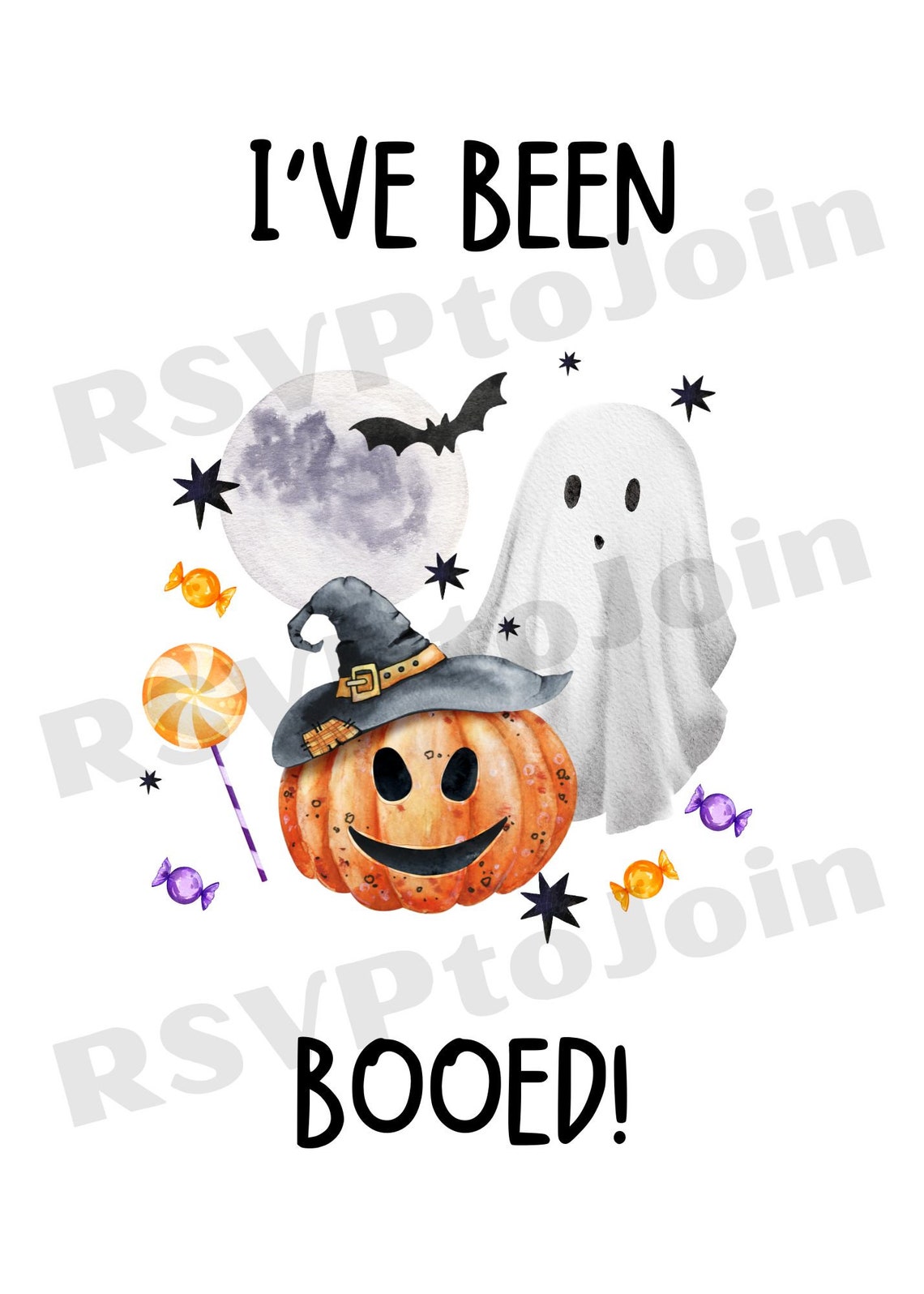 Beenv You've Been Booed Game Digital File - Download and Print - Etsy