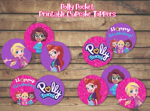 polly pocket cupcake