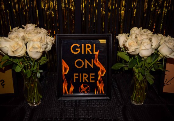 Hunger Games 8x10 Party Decor Digital File Etsy