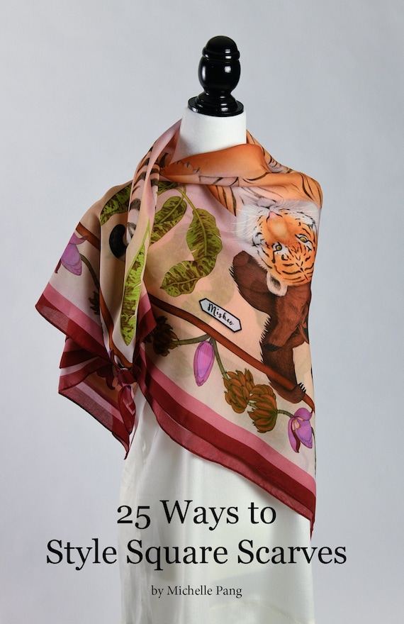 Ebook PDF 25 façons de coiffer un foulard carré France