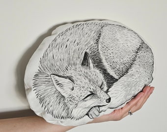 Custom Hand Painted Eco-Friendly Animal Pillow, Personalized Gift for Animal and Pet Lovers