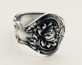Lotus Spoon Ring