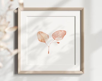 Pink Flower Wall Art, Botanical Wall Decor, Plant Wall Art, Botanical Art, Pink Home Decor, Flower Wall Print, Pink Wall Art, Ocean Wall Art