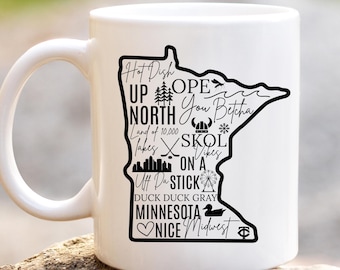 Minnesota Phrases PNG | Midwest Vibes | MN Symbols Digital Download | Sublimation Ready 300 DPI