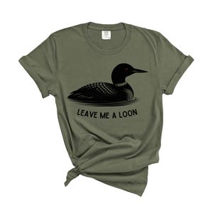 Leave Me A Loon PNG | Funny Minnesota Loon Design | State Bird Sublimation PNG | Digital Download for Shirts, Mugs, Stickers