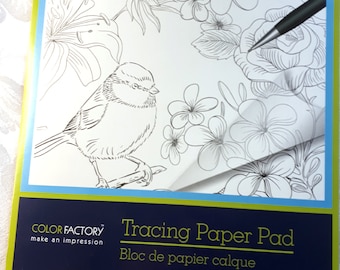 Blok papieru kalkowego - A4 (8,3 cala x 11,7 cala - 24 arkusze)