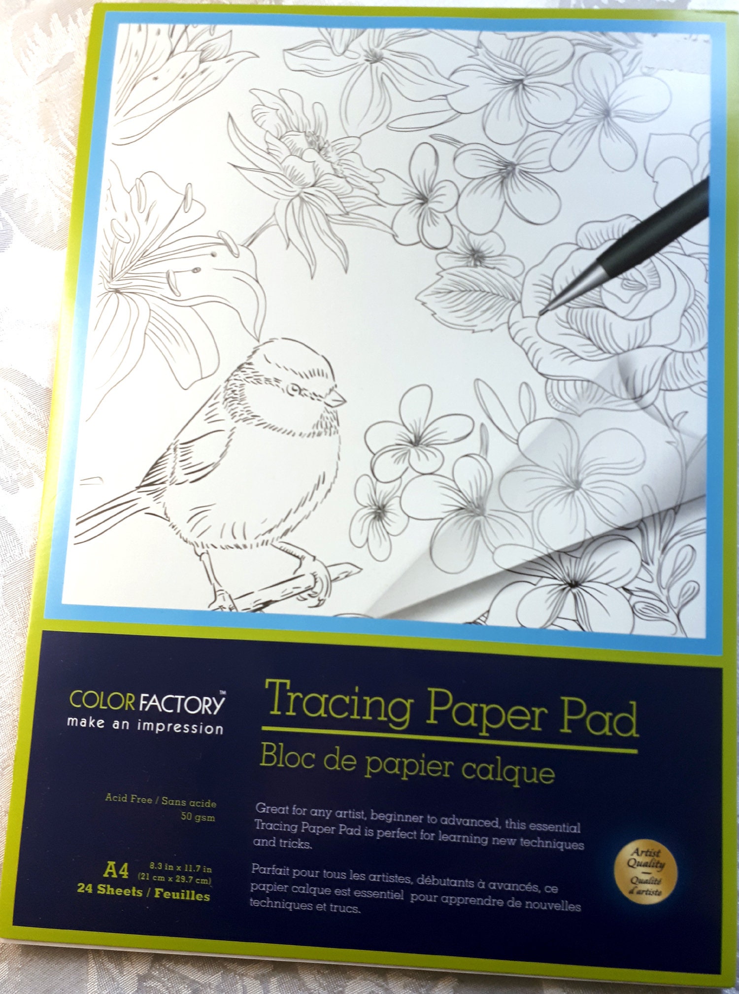 Ashton and Wright - A5 Tracing Pad - 60gsm Paper - 60 Sheets